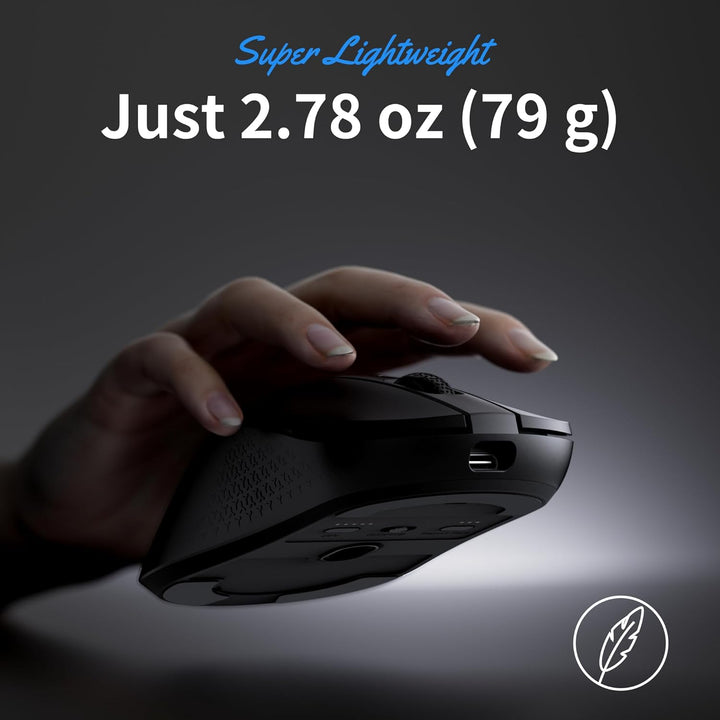 Keychron M3 Kabellose optische Maus, 2.4 GHz/Bluetooth 5.2, 1000 Hz, programmierbarer, PixArt 3311 S