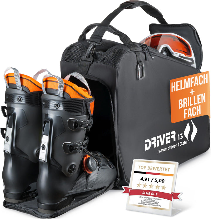 Driver13 Skistiefeltasche Bootbag No.03 mit extra Brillenfach und Helmfach