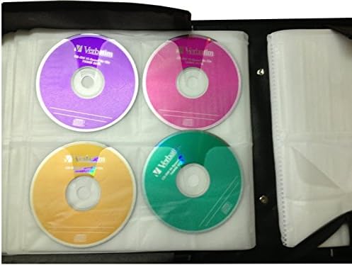 Trendsky 400er CD Tasche Mappe für 400 CDs/DVD/Bluray Discs Organizer Wallet Aufbewahrung Box Ordner