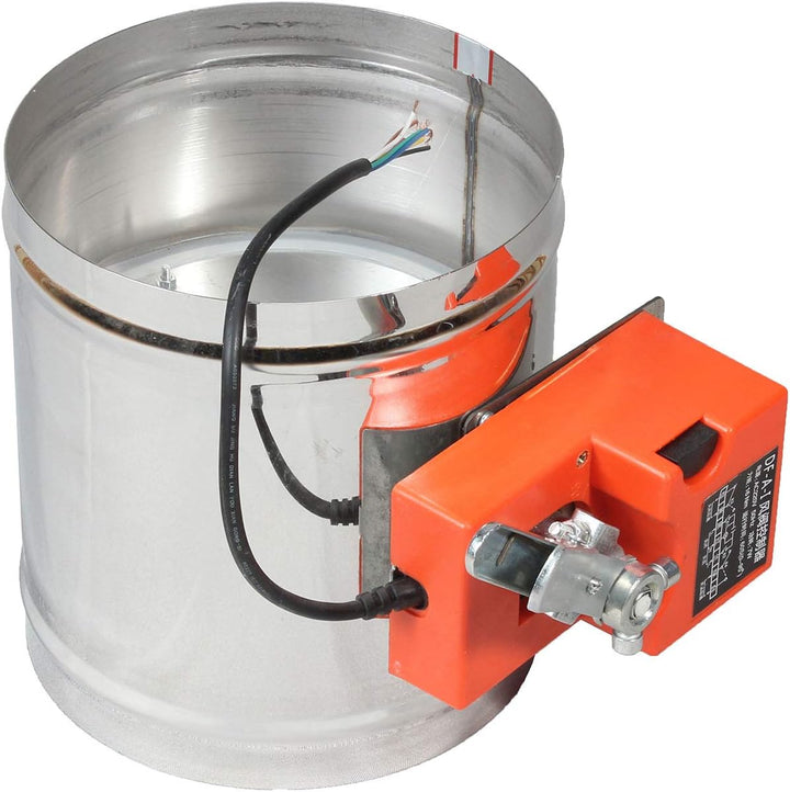 Absperrklappe mit motor oder manuell 220v 16NM lüftung luftklappe elektrisch 5 Positionen lüftungskl