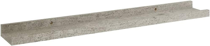 Wandregal 2 STK. Betongrau Wandregal Holz Wand BüCherregal Wand Regal Holz Wandregal KüChe KüChenreg