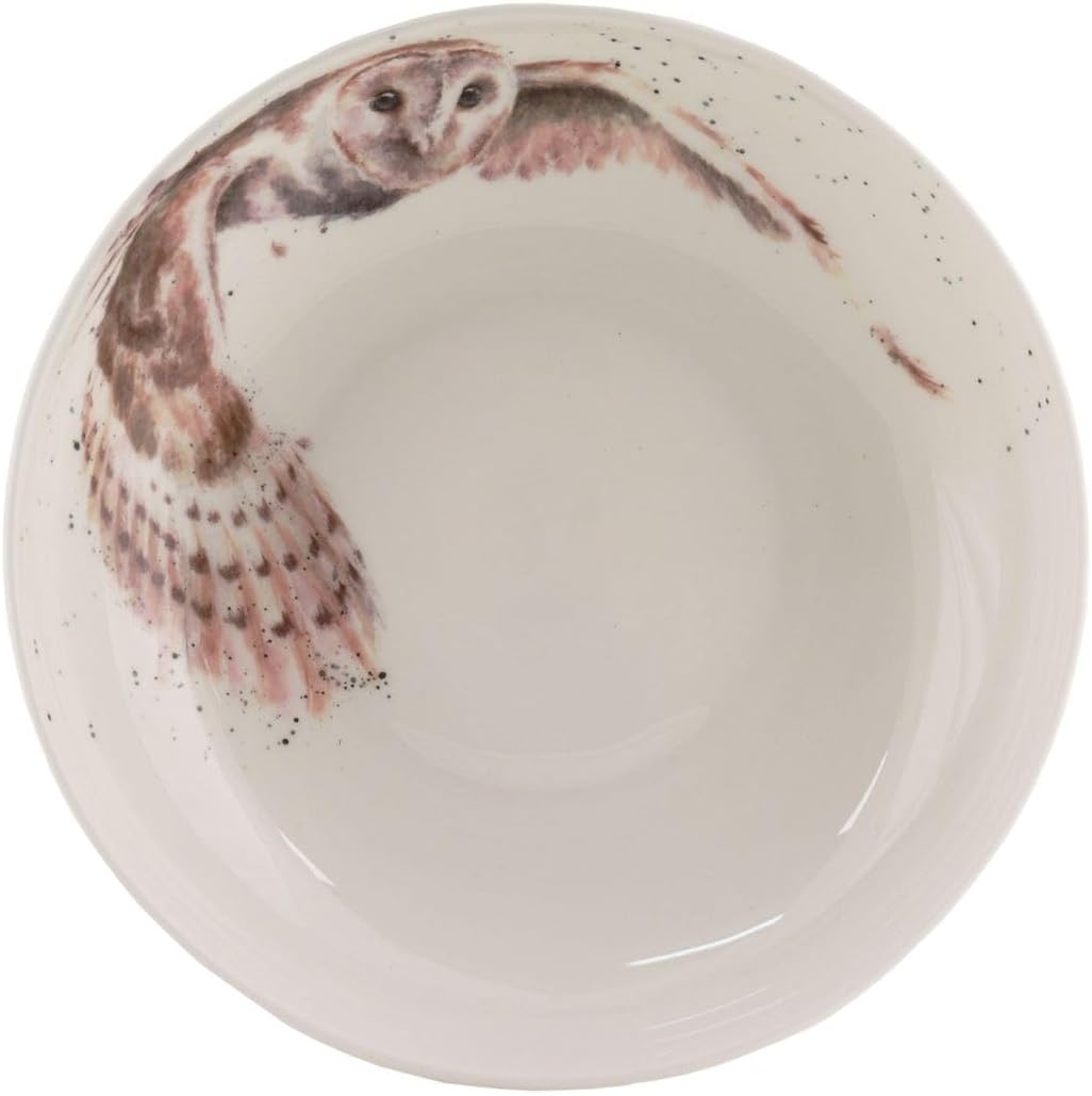 Wrendale Designs Porzellan Pasta- & Suppenteller Eule ca. 22cm D Royal Worcester tiefer Suppen-Telle