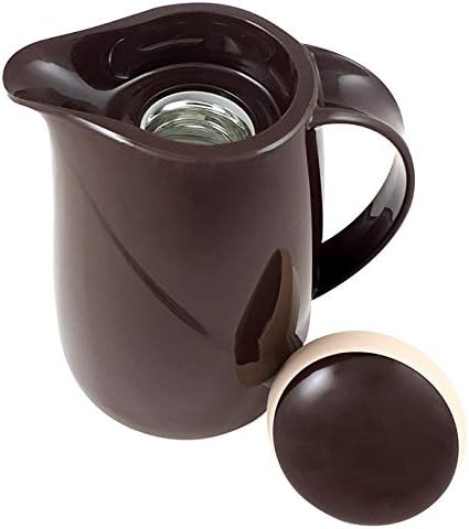 Helios Wave Kunststoff-Isolierkanne, Cappuccino, 0,6 Liter Cappuccino 0,6 Liter, Cappuccino 0,6 Lite