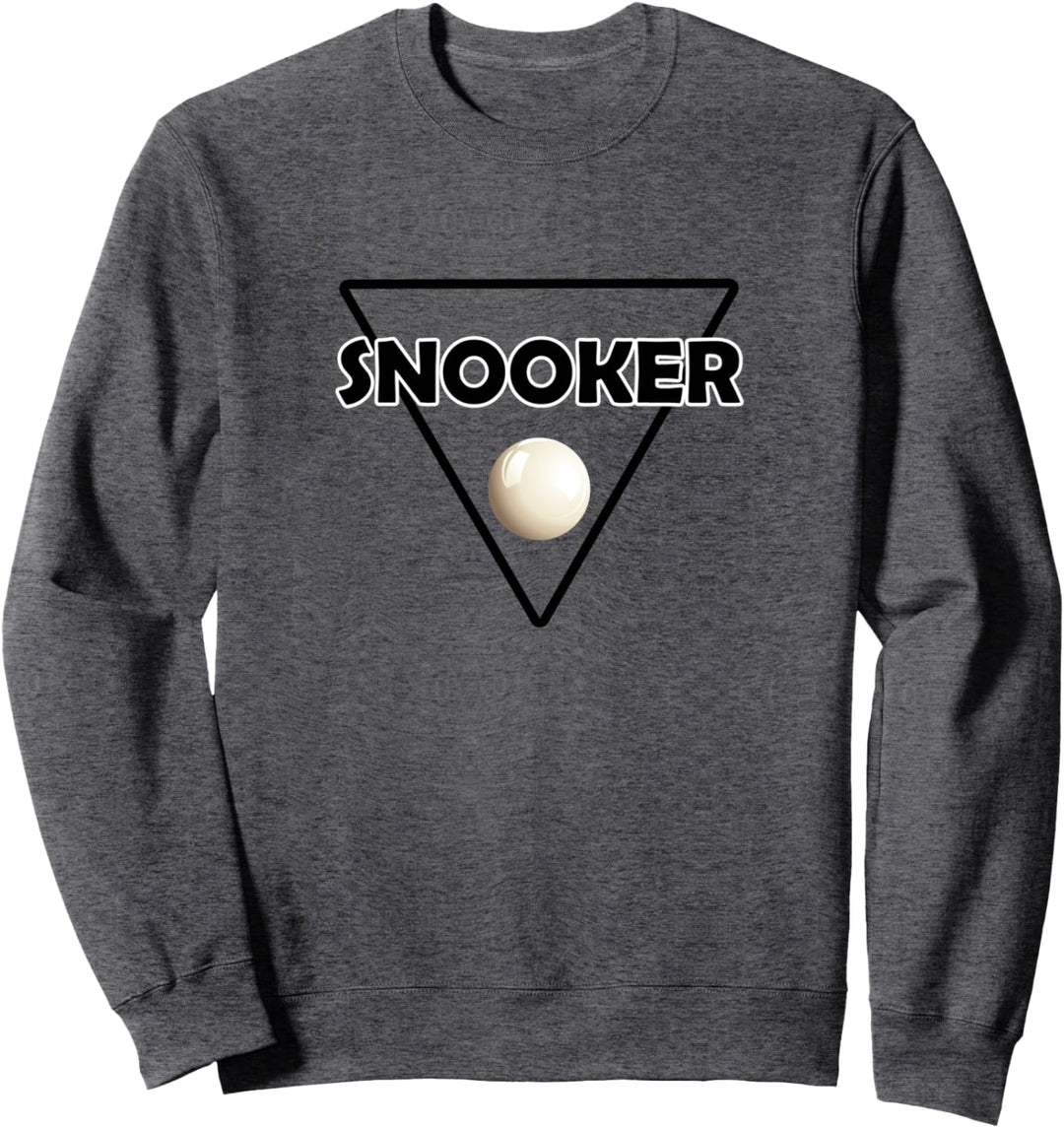 Snookerspieler Geschenk-Idee Vater Dreieck Motiv Snooker Sweatshirt
