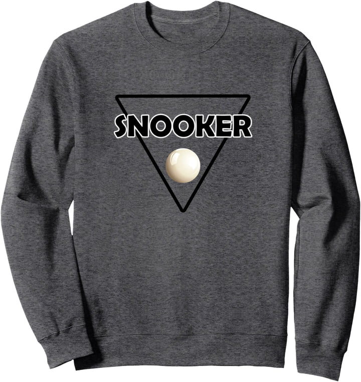 Snookerspieler Geschenk-Idee Vater Dreieck Motiv Snooker Sweatshirt