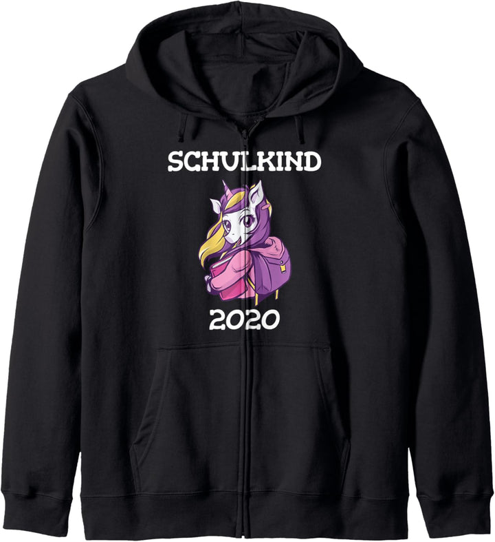 Schulkind 2020 Einschulung Jungen Einhorn Geschenk 1. Klasse Kapuzenjacke