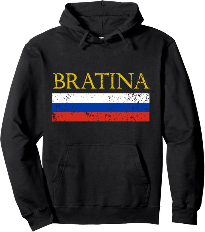 Bratina I Russische Flagge I Russland I Bratina Pullover Hoodie
