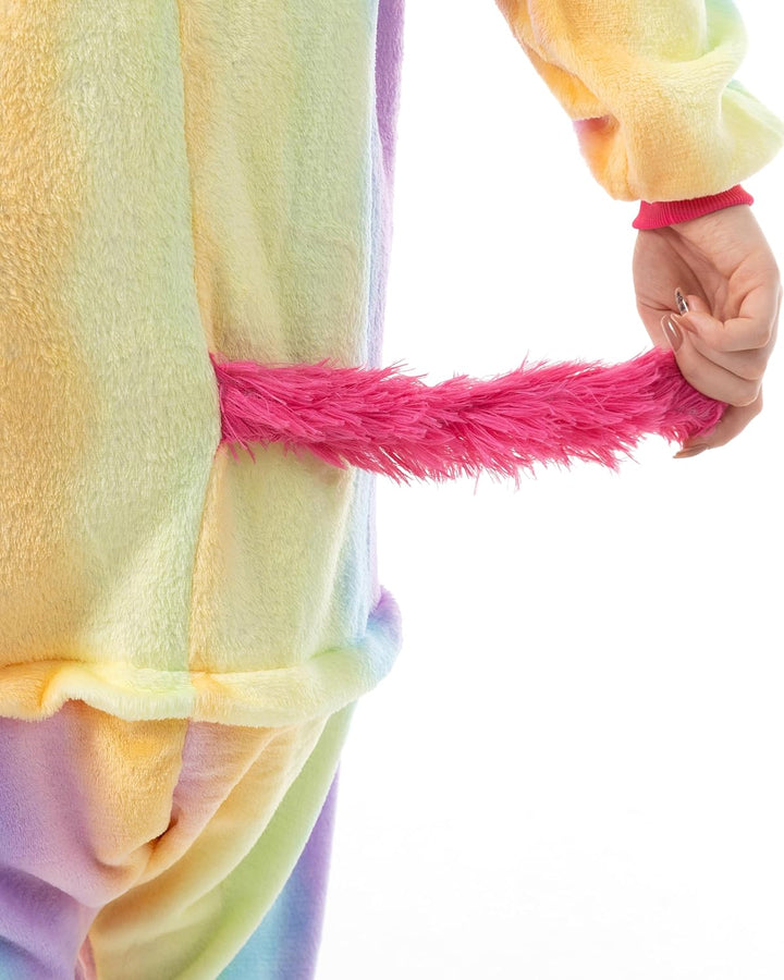 Katara 1744 Jumpsuit, UnisexÊ? Erwachsene, Einhorn Regenbogen, Körpergrösse 175-185cm (XL) Einhorn R