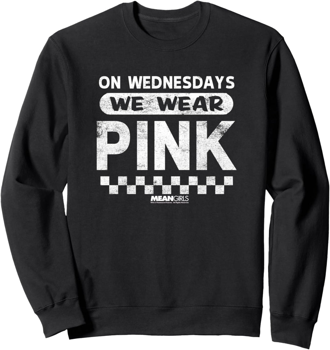 Gemeine Mädchen tragen wir Rosa kariert Sweatshirt