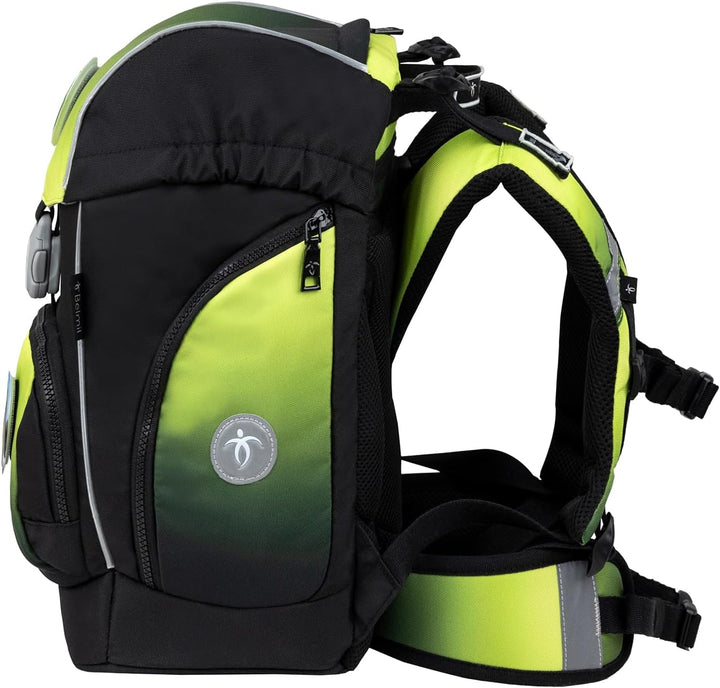Belmil Premium Comfy Plus ergonomisches Schulranzen Set 5 - teilig, für kleine Kinder/Erstklässler -