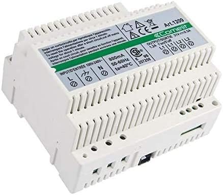 Comelit 8461M Videogegensprechanlage für Einfamilienhaus, Aussensprechstelle Quadra, Mini-Monitor, S
