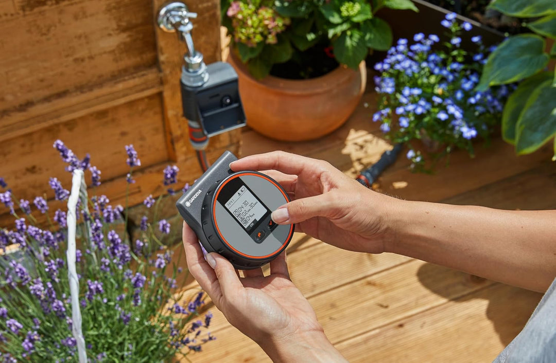 Gardena watering control flex + twin tap connector