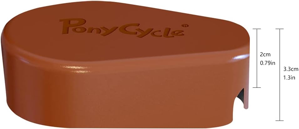 PonyCycle Offizielle Pedalauflage für Modell U Grösse 5 Braun und Schokolade Pferd, Kunststoff Pedal