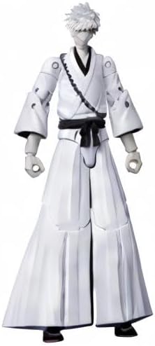 BANDAI Anime Heroes Ichigo Kurosaki White Actionfigur | 17 cm bewegliche weisse Ichigo Anime-Figur M