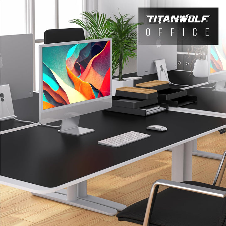 Titanwolf Übergrösse Mauspad 1600x800mm, XXXL Mousepad Home und Office Schreibtischunterlage Gross,