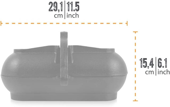 Petromax Gusseiserner Kartoffelbr?ter (45 cm) Kartoffelbräter 45cm, Kartoffelbräter 45cm