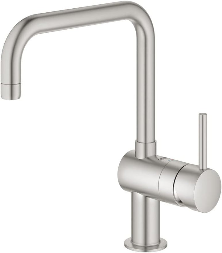 GROHE Minta - Einhand-Spültischarmatur (U-Auslauf, Einlochmontage, schwenkbarer Rohrauslauf, flexibl