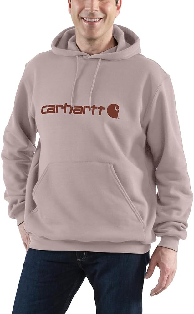 Carhartt Herren Loose Fit Midweight Logo Graphic Sweatshirt, Nerz