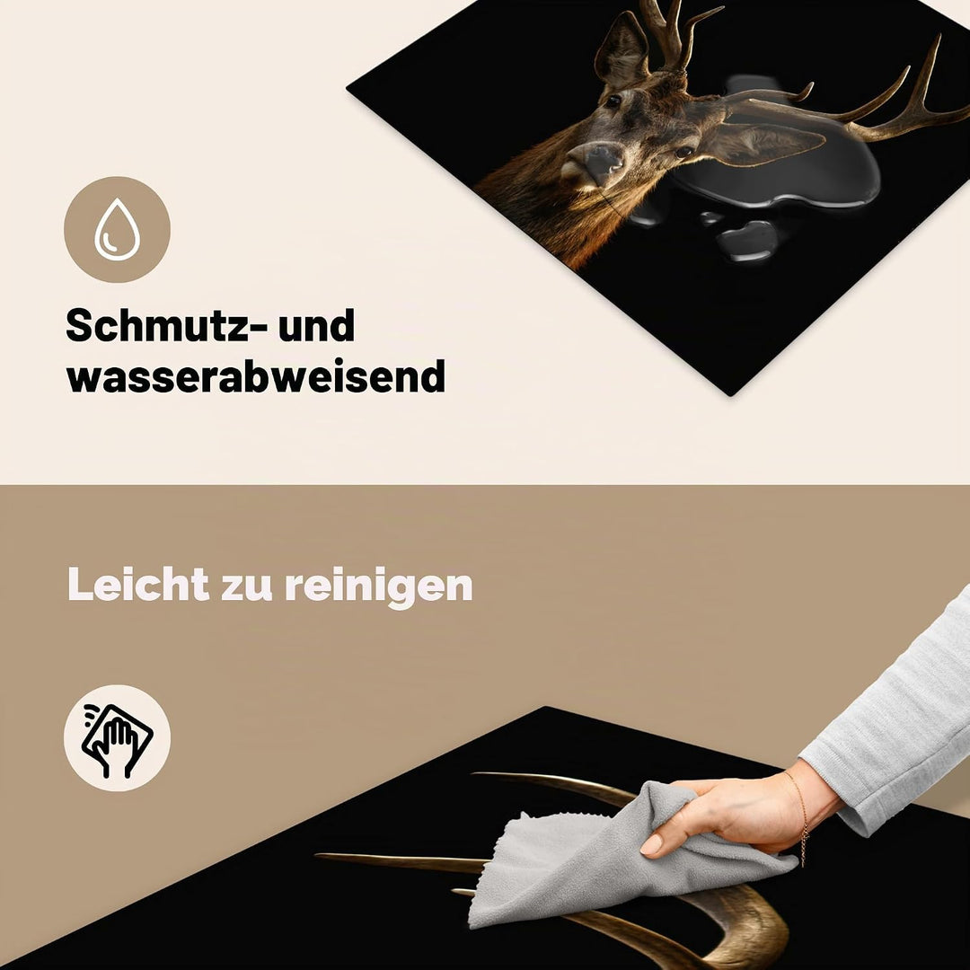 Herdabdeckplatte Einteilig Küche Herdabdeckung Induktionsfeld Ceranfeld Herdabdeckplatten Vinyl Matt