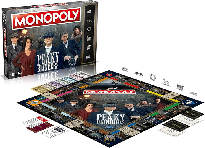 MONOPOLY Peaky Blinders Monopoly, Schwarz