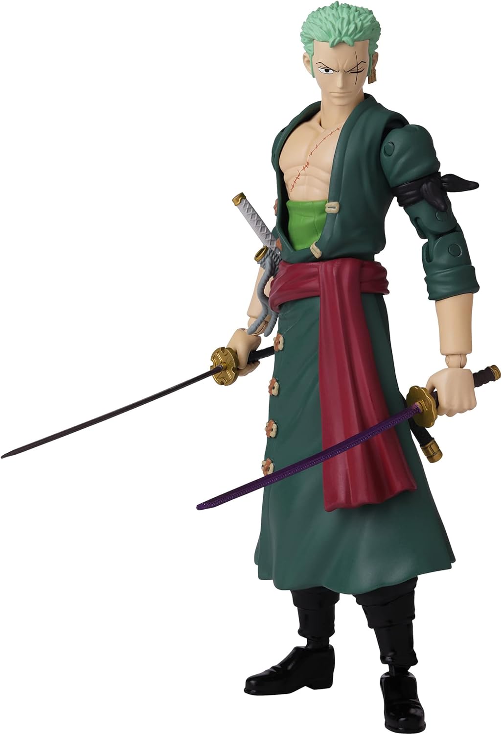 BANDAI - Anime Heroes - One Piece Figur - Lorenor Zorro - Roronoa Zoro - Figurine Anime Heroes 17 cm