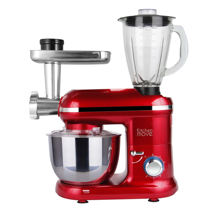 Kitchen Move Küchenmaschine mit Zerkleinerer und Mixer 5.5L DALLAS PRO Küchenmaschine mit Mixer und