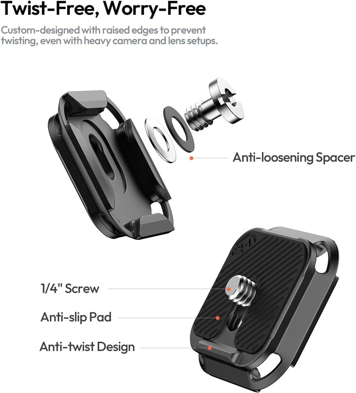 ULANZI TT30 Ultraportables Kamerastativ mit Panorama-Kugelkopf, Mini Tischstativ aus Aluminium für s