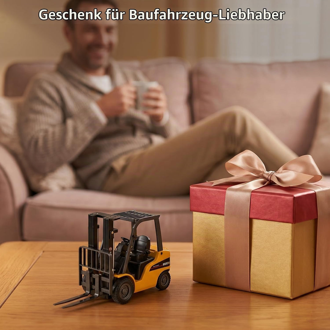 Gabelstapler Spielzeug Modell Kinder, Zum Aufsteigen und Herablassen 1:50 Engineering Auto Legierung