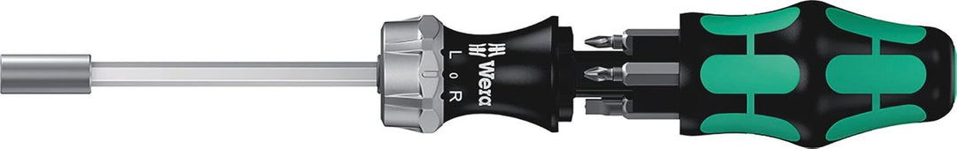Wera Kraftform Kompakt 27 RA 1 SB, 7-teilig, 05073660001 & Bit-Sortiment, Bit-Check 30 Metal 1, 30-t