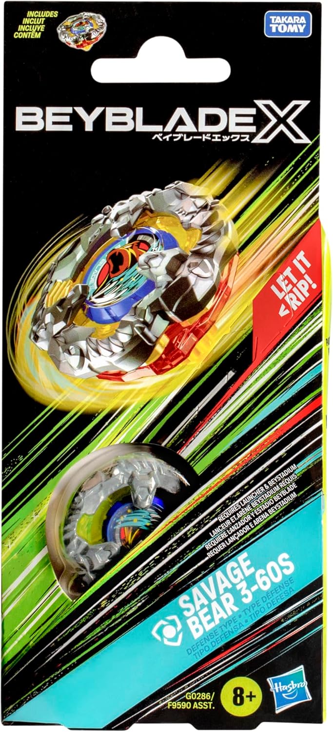 Beyblade X Booster Single Pack HSG0286 Savage Bear 3-60S