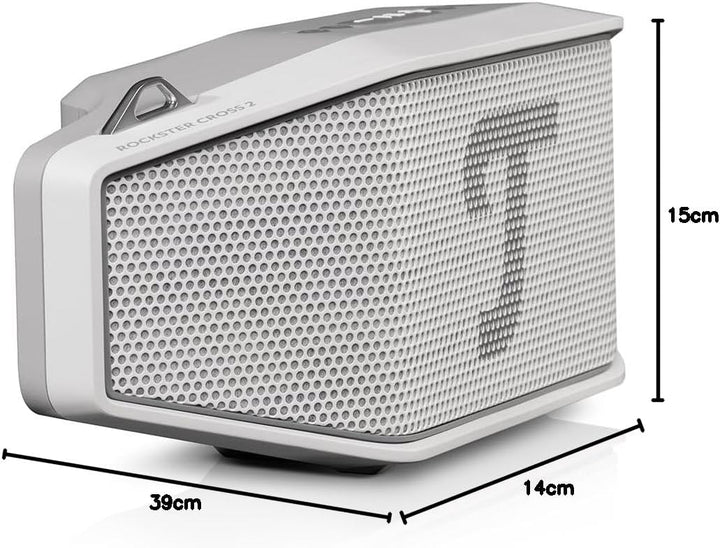 Teufel ROCKSTER Cross 2 Tragbarer Bluetooth Lautsprecher für drinnen und draussen, mit Langer Akkula