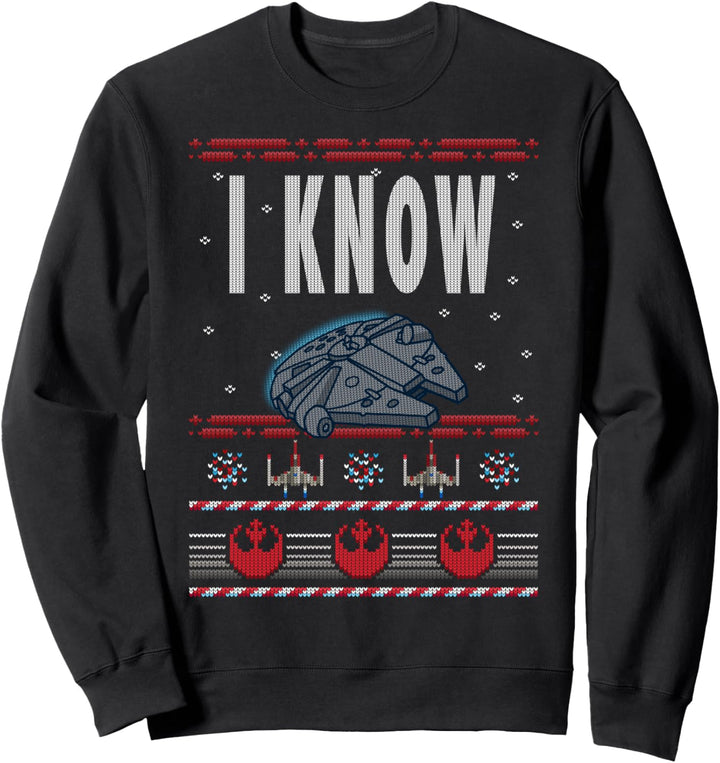 Star Wars Falcon I Know Ugly Christmas Sweatshirt