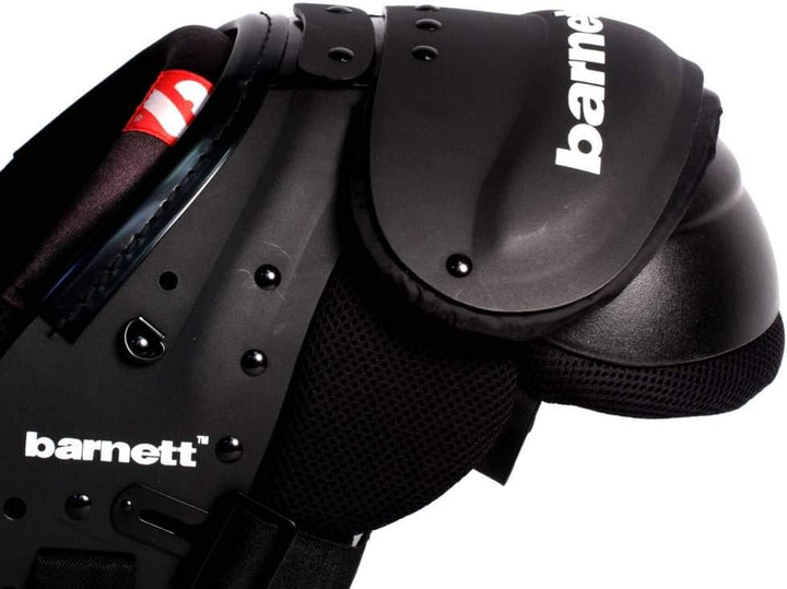 BARNETT Shoulderpad Mark II American Football Schulterschutz Profi, Farbe schwarz XL, XL