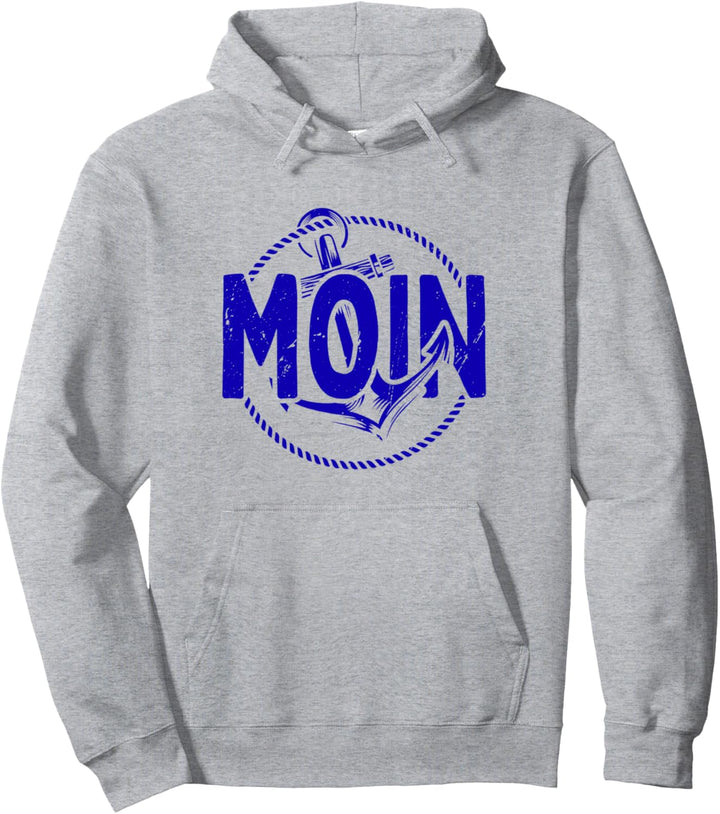 Moin Hamburg Norden Anker Moin Moin Ist Schon Gesabbel Pullover Hoodie