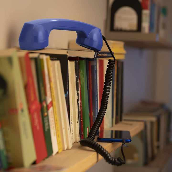 Opis 60s Micro - Retro Handyhörer für Android Smartphones, Tablets, Notebooks und Handys in der Form