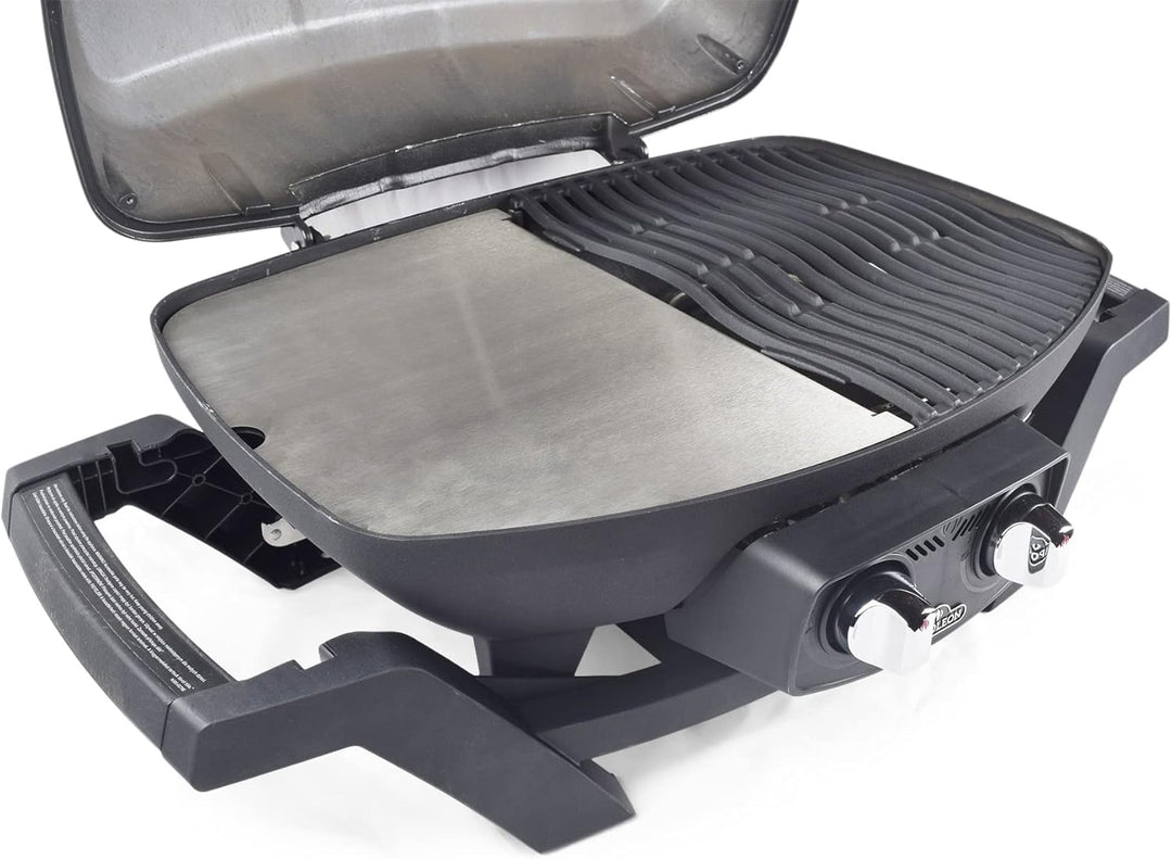 Grillrost.com Das Original Edelstahl Grillplatte | Plancha passend für Napoleon Travel Q - ersetzt d