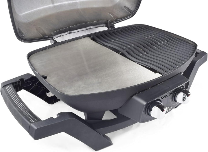 Grillrost.com Das Original Edelstahl Grillplatte | Plancha passend für Napoleon Travel Q - ersetzt d