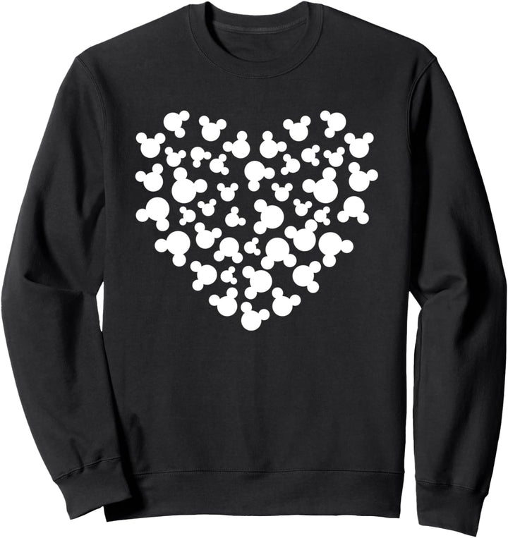 Mickey Mouse Heart Silhouette Sweatshirt