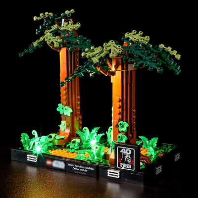 BRIKSMAX 75353 Led Licht für Lego Verfolgungsjagd auf Endor – Diorama - Compatible with Lego Star Wa