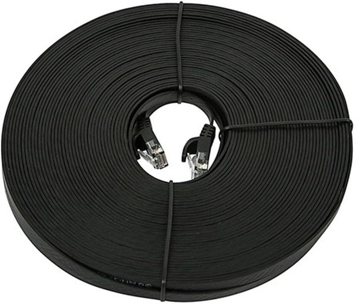 Monoprice Cat5e Patchkabel, flach, UTP, 30 AWG, 350 MHz, reines Kupfer, knickgeschützt, RJ45 Flexboo