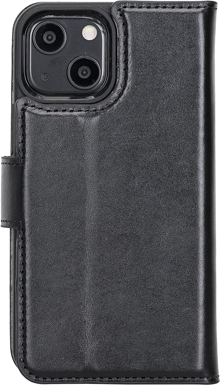 Solo Pelle Lederhülle kompatibel für iPhone 13 Mini in 5.4 Zoll abnehmbare Hülle (2in1) inkl. Karten