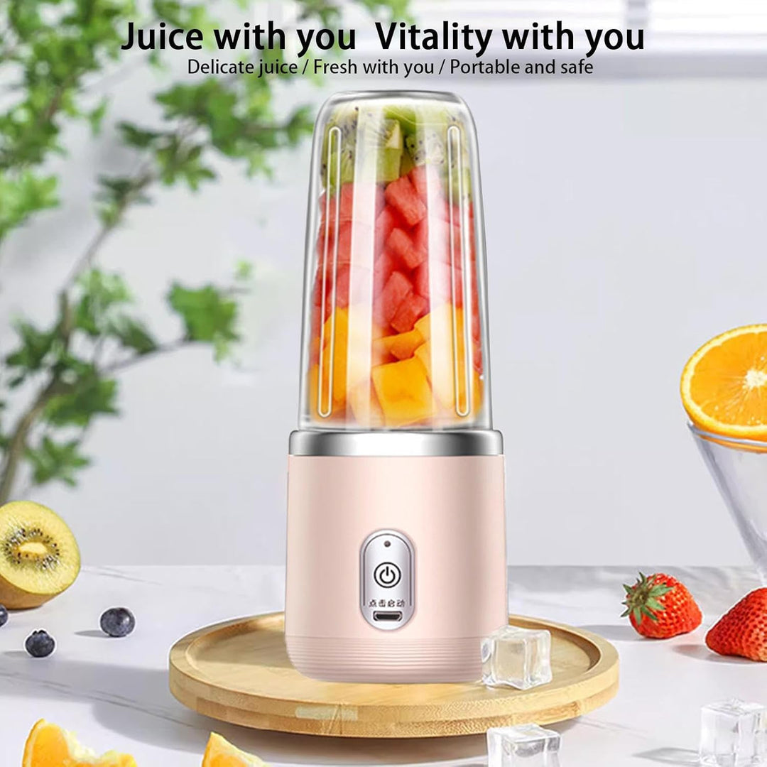 Einzelbecher Mixer - Tragbarer Mixer Kabellos - Persönlicher für Shakes,für Fitnessbüro Wohnung Reis