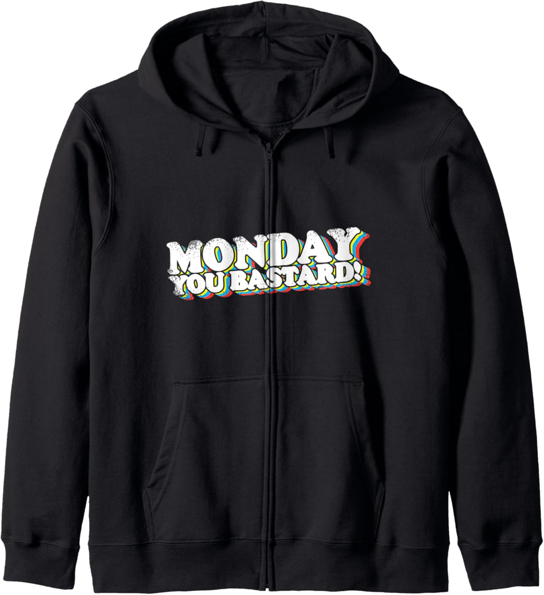 Montag Du Bastard Kapuzenjacke