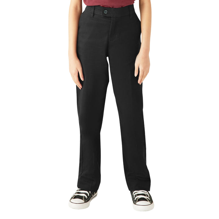 Dickies Mädchen Gleichmässige Stretch-Hose, schmal, gerade Uniform Stretch Slim Straight Pant 4 Schw