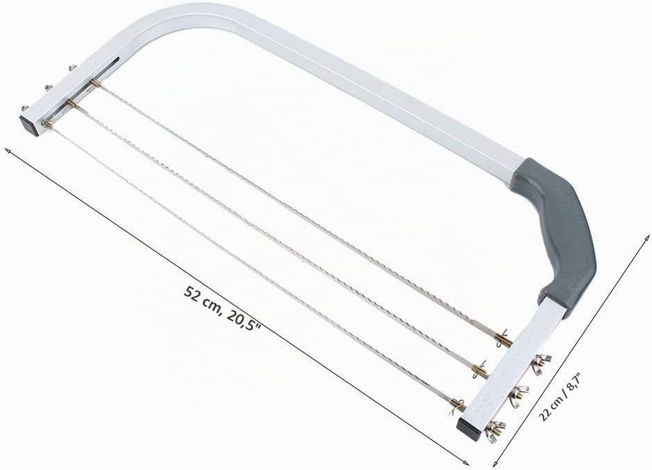 Einstellbarer Draht Kuchenschneider Leveler Edelstahl Backwerkzeuge Kuchensäge Kuchenschneider Kuche