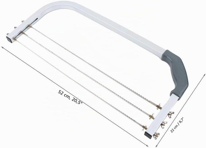 Einstellbarer Draht Kuchenschneider Leveler Edelstahl Backwerkzeuge Kuchensäge Kuchenschneider Kuche