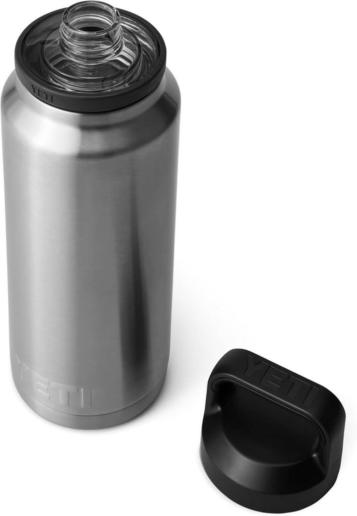 YETI Rambler Flasche Mit Chug-verschluss, Stainless Steel, 36oz (1065ml), Stainless Steel