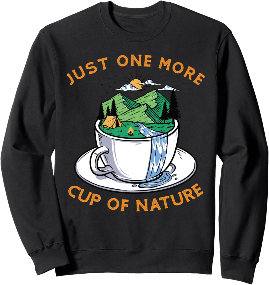 Camping Life Shirt Tasse der Natur Wanderer Grafik Camper Sweatshirt