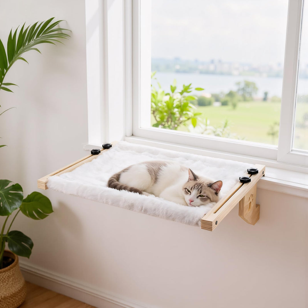 Heizungsliege Katzen Katzenliege Balkon Katzenbett für Bettkante Heizung Hängen Liegeplatz Einhängen