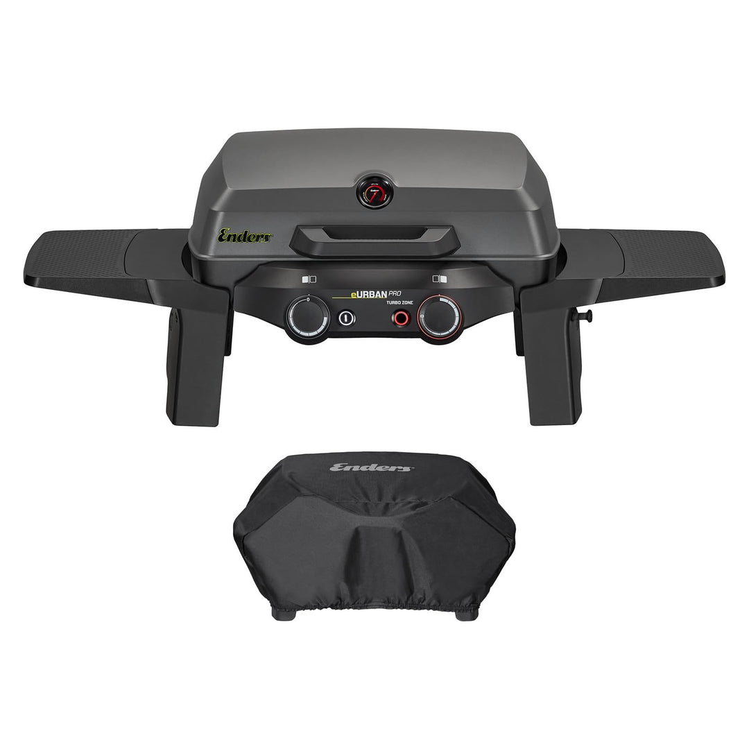 Enders® Elektrogrill eURBAN Pro 2 Turbo Tischgrill, Balkongrill &amp; mobiler Grill, 3 Heizelemente 2,2